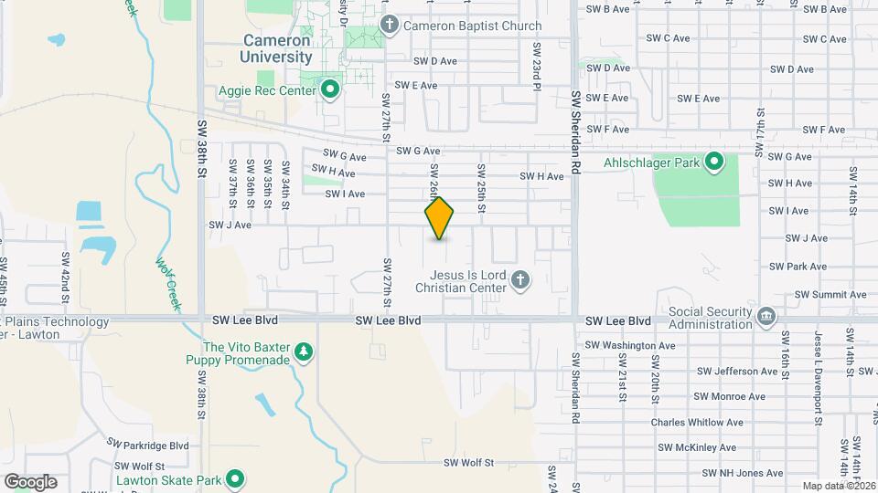 1209 SW 26th St Map and Location Details