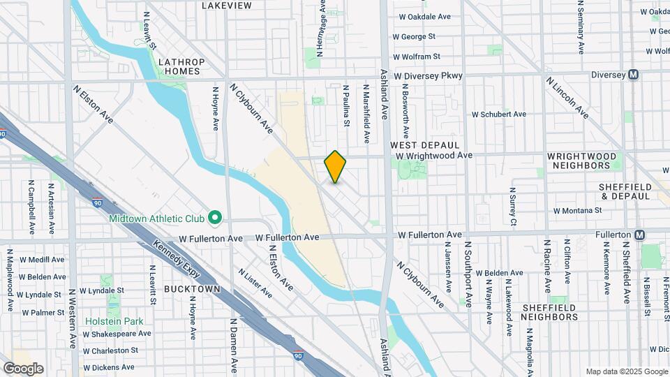 2501 N Clybourn Ave Map and Location Details