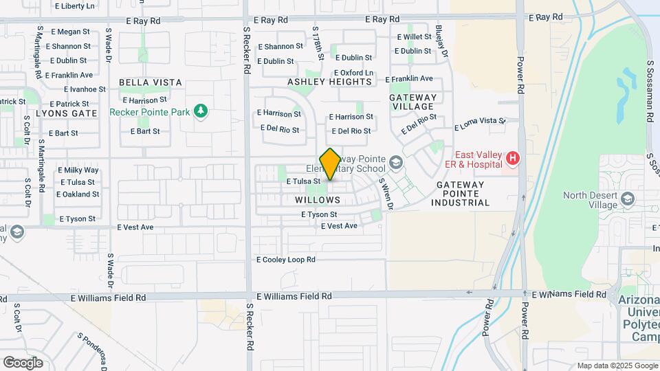 2087 S Avocet St Map and Location Details