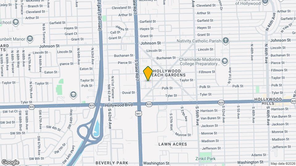5914 Taylor St Map and Location Details