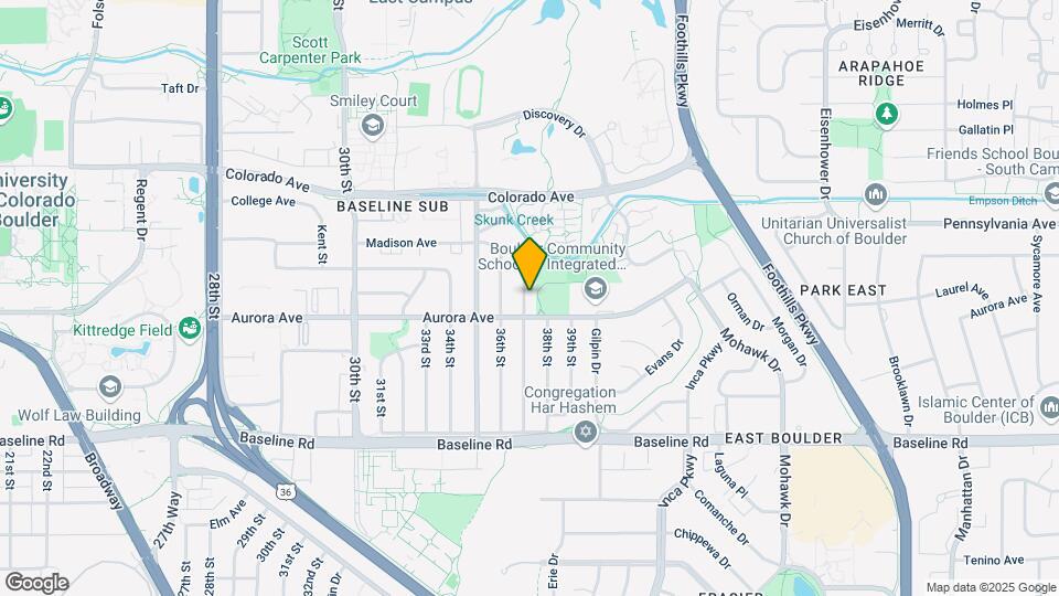 920 37th St Map and Location Details