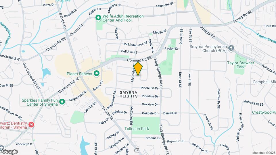 3309 Concord Cir SE Map and Location Details