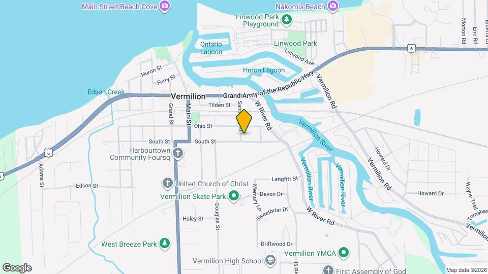 783 Sandusky St Map and Location Details