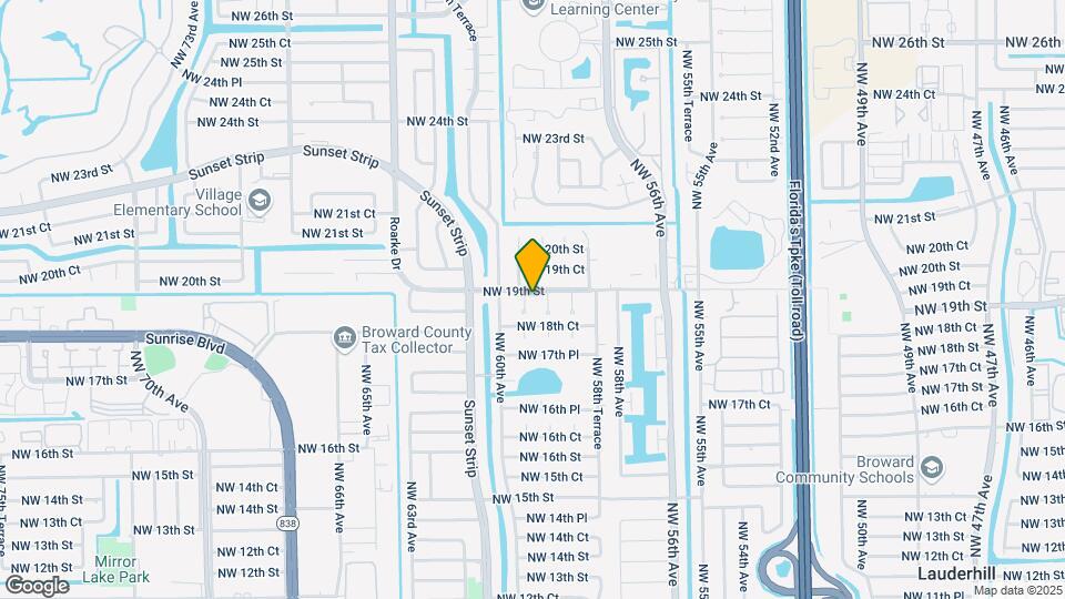5962 NW 19th St Map and Location Details
