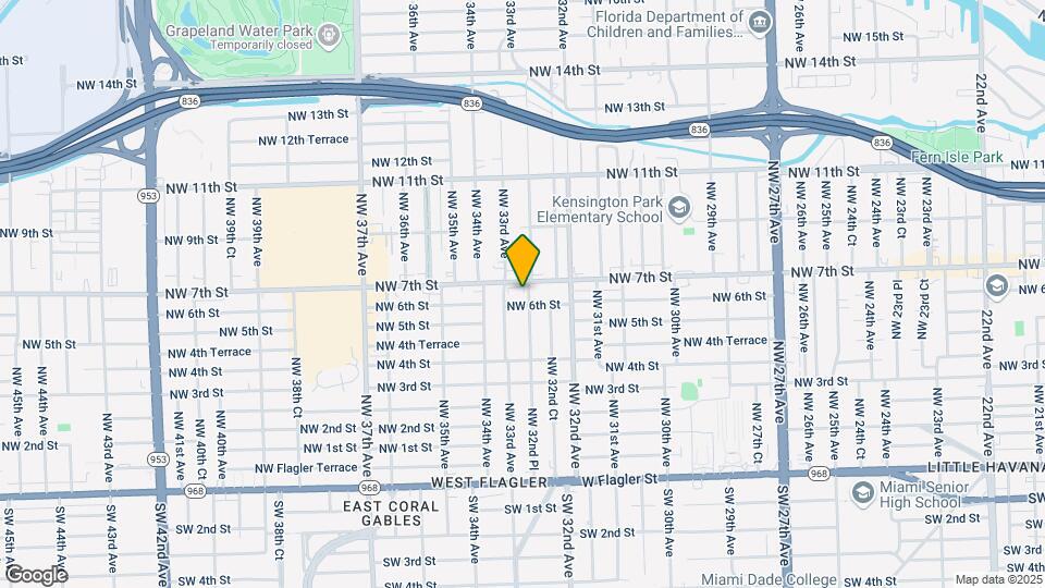 605 NW 34th Ave Map and Location Details