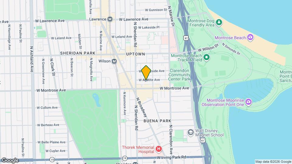 921 W Agatite Ave Map and Location Details