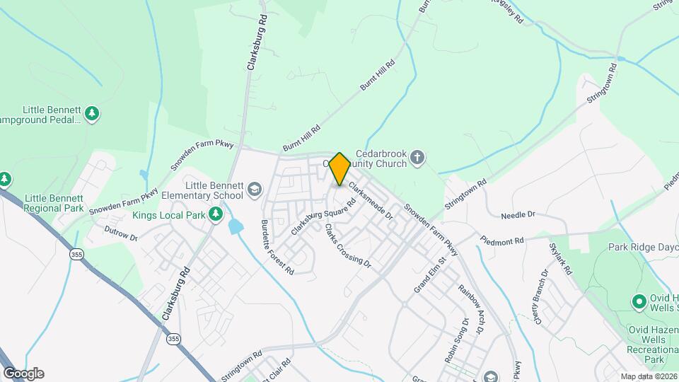 12855 Clarksburg Square Rd Map and Location Details