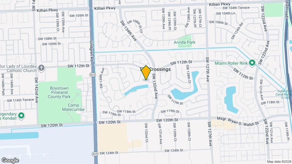 13278 SW 114th Terrace Map and Location Details