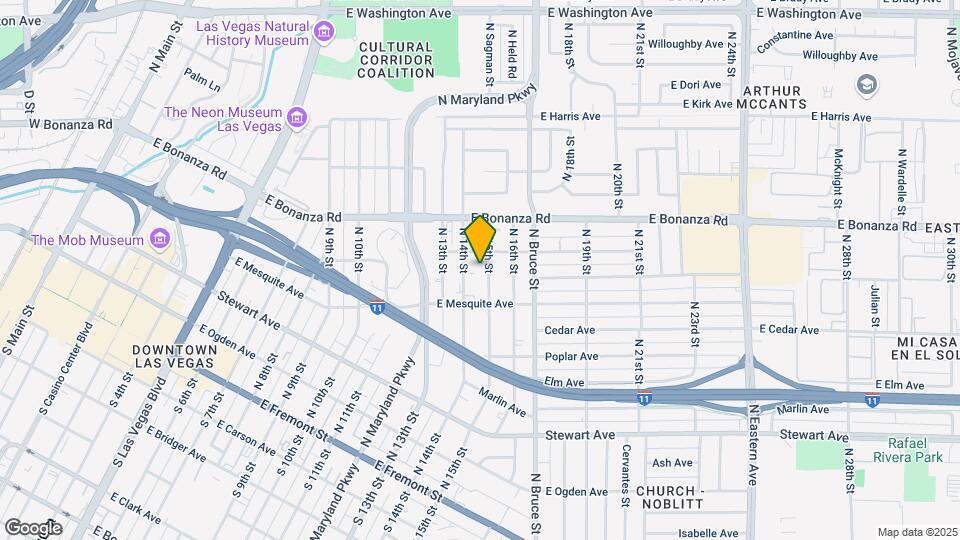 429 N 15th St Mapa y Detalles de la Ubicación
