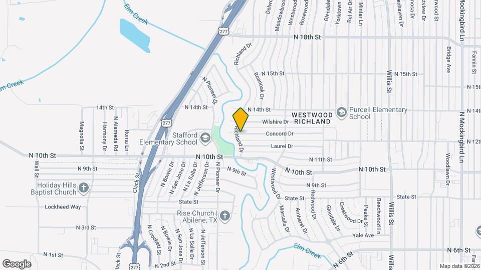 4073 Concord Dr Map and Location Details