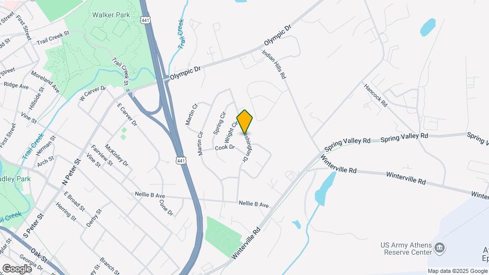 345 Washington Dr Map and Location Details