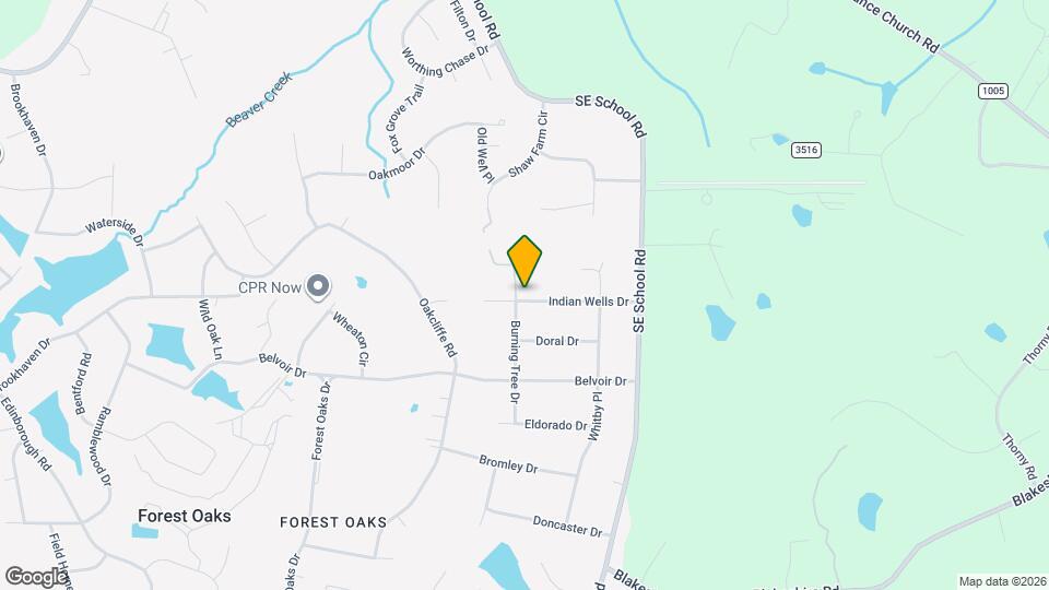 4501 Indian Wells Dr Map and Location Details