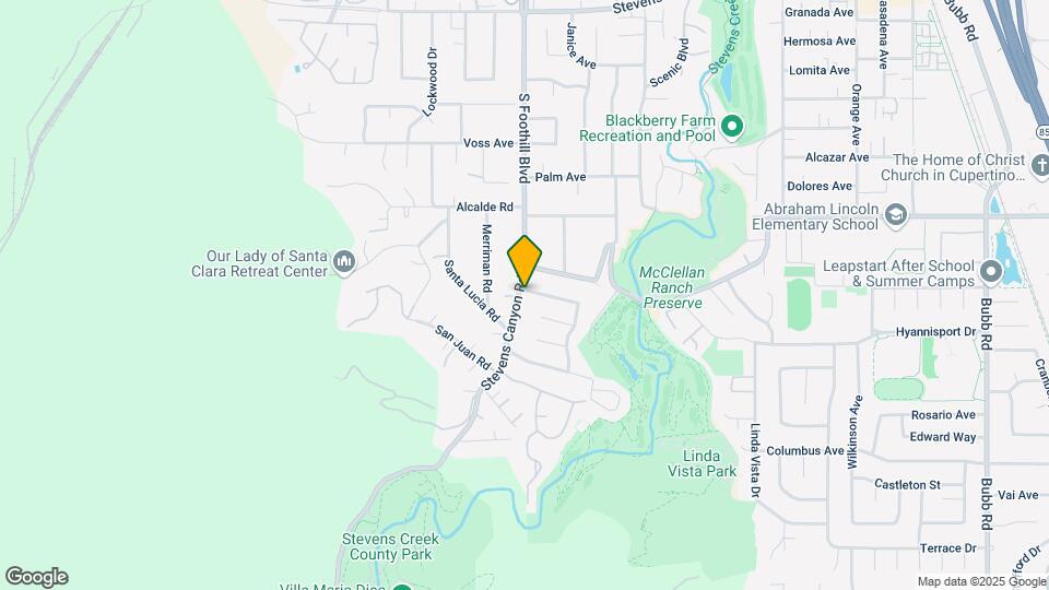 10684 Stevens Canyon Rd Map and Location Details