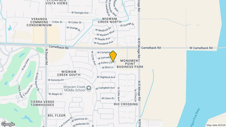 12511 W Estero Ln Map and Location Details