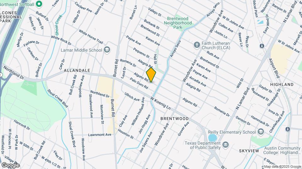 1707 Alguno Rd Mapa y Detalles de la Ubicación