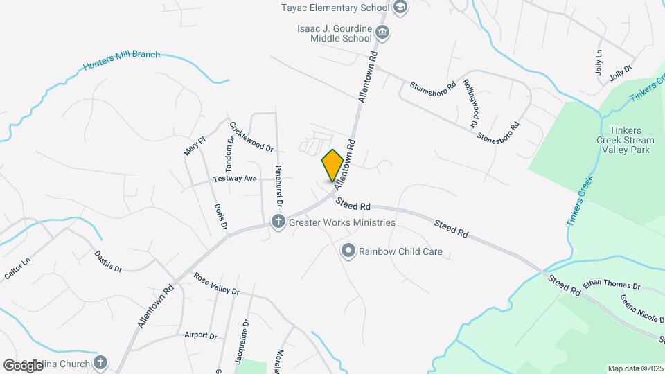 9125 Allentown Rd Map and Location Details