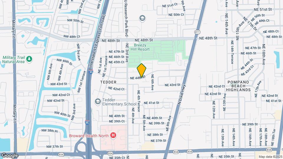 550 NE 44th St Map and Location Details