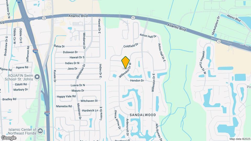 1921 Willesdon Dr W Map and Location Details