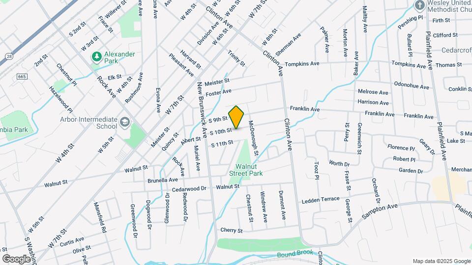1237 S 10th St Map and Location Details