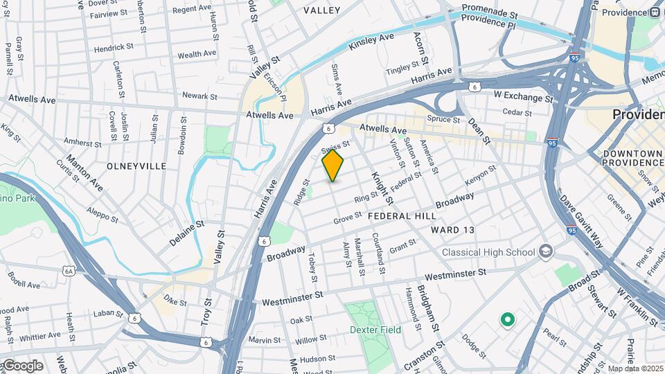 153 Almy St, Unit 1 Mapa y Detalles de la Ubicación