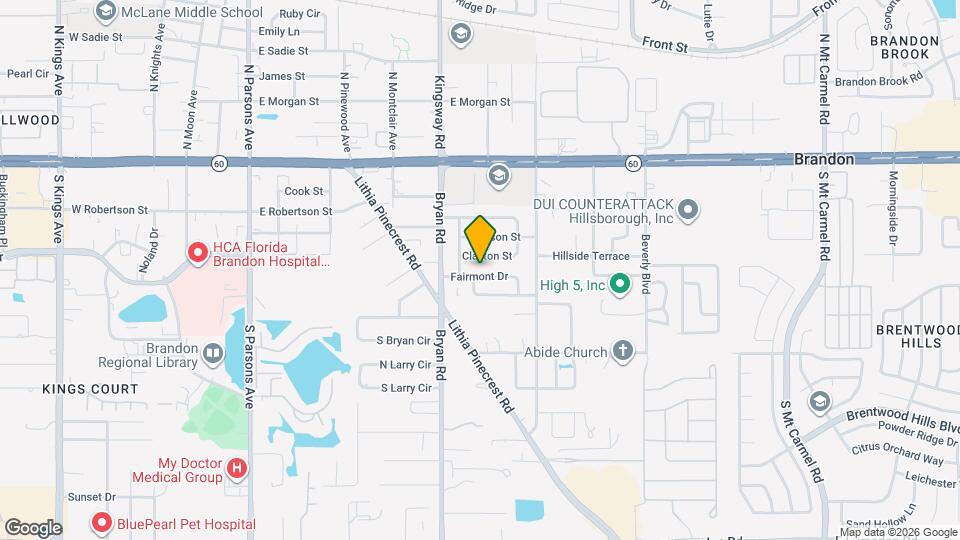 708 Fairmont Dr Mapa y Detalles de la Ubicación