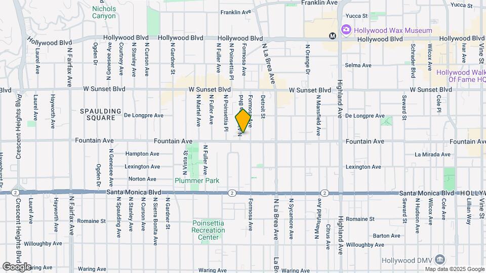 1306 N Alta Vista Blvd Map and Location Details