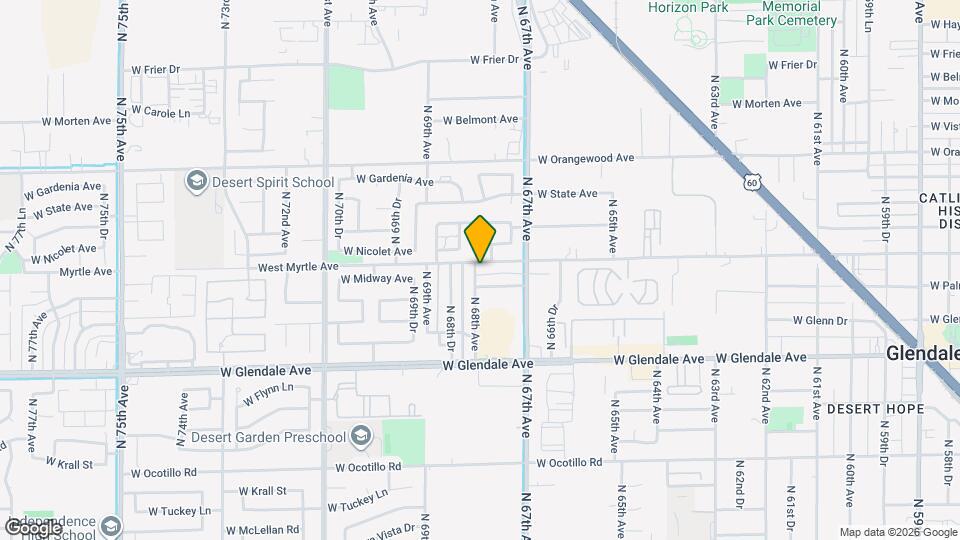 6749 West Myrtle Ave Map and Location Details