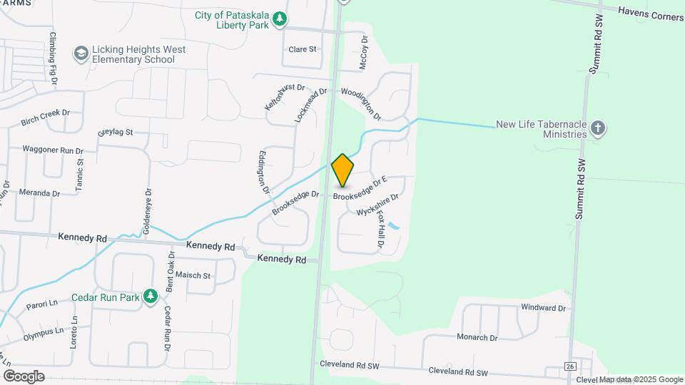 88 Brooksedge Dr E Map and Location Details