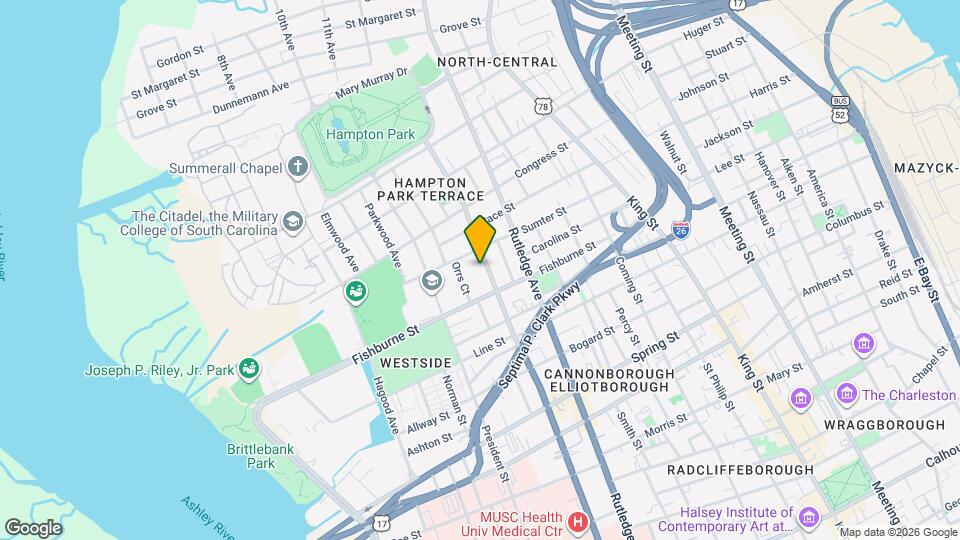 321 Ashley Ave Map and Location Details