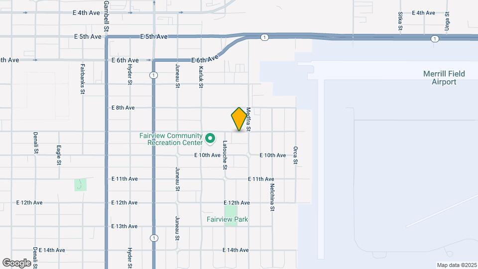 1238 E 9th Ave Map and Location Details