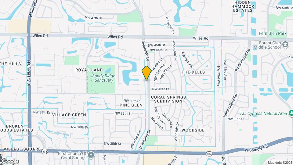 4108 Riverside Dr Map and Location Details