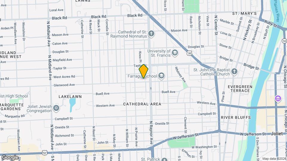 807 Glenwood Ave Map and Location Details