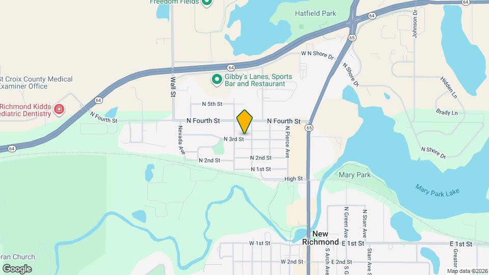 417 N 3rd St Map and Location Details