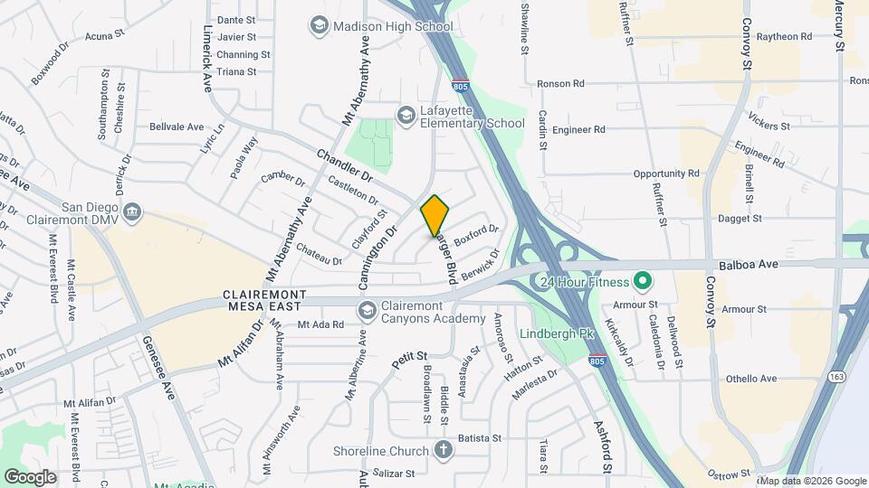 6645 Bamburgh Dr Map and Location Details