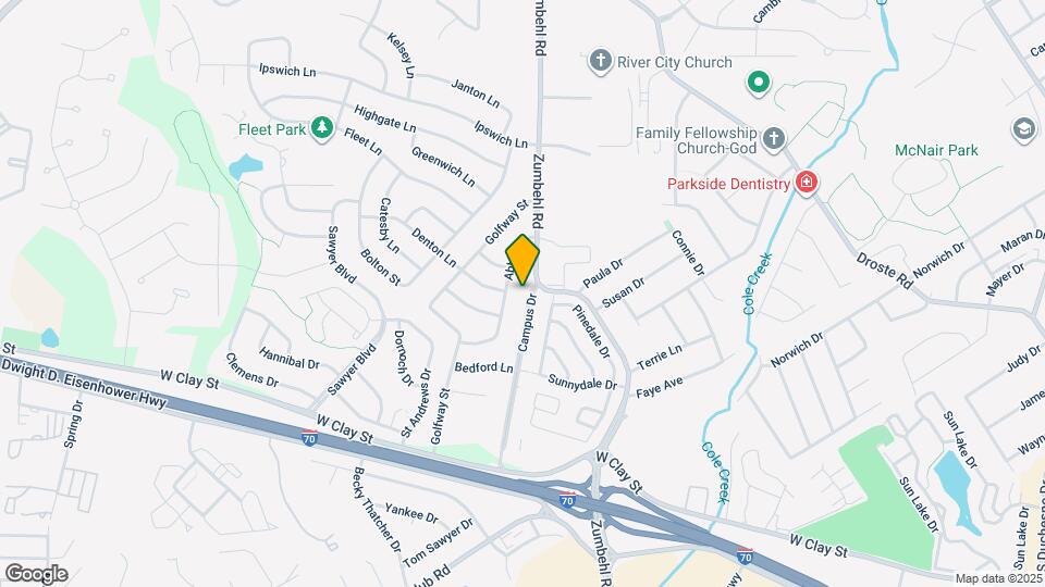 2281 Campus Dr Map and Location Details