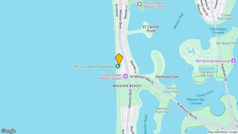 3261 Ocean Front Walk Map and Location Details