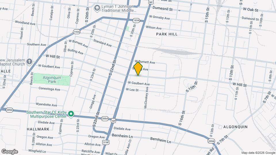 1780 W Hill St Map and Location Details
