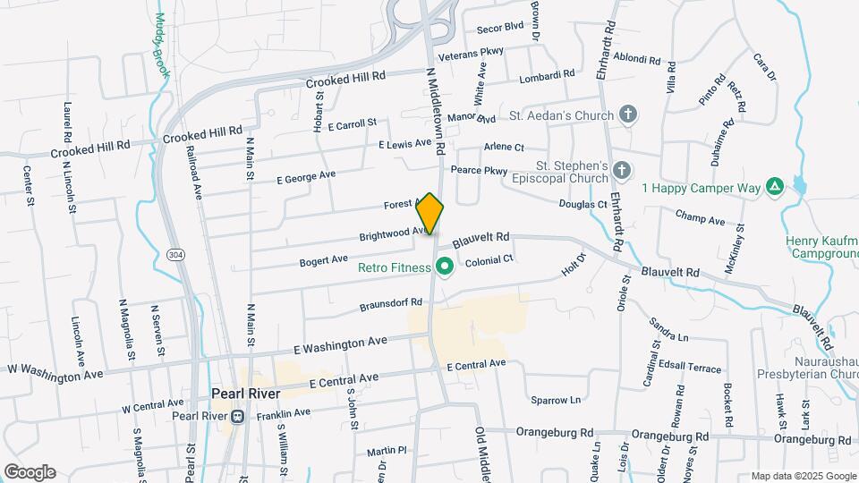 127 N Middletown Rd Map and Location Details