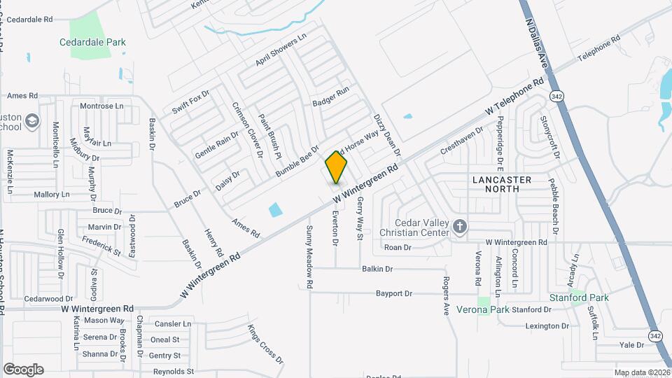 2807 Amber Waves Ln Map and Location Details