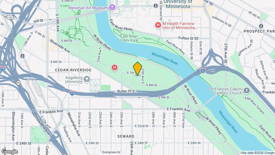 713 26th Ave S Map and Location Details