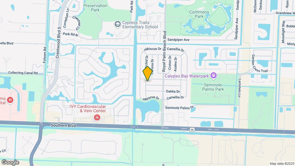 768 Orchid Dr Map and Location Details