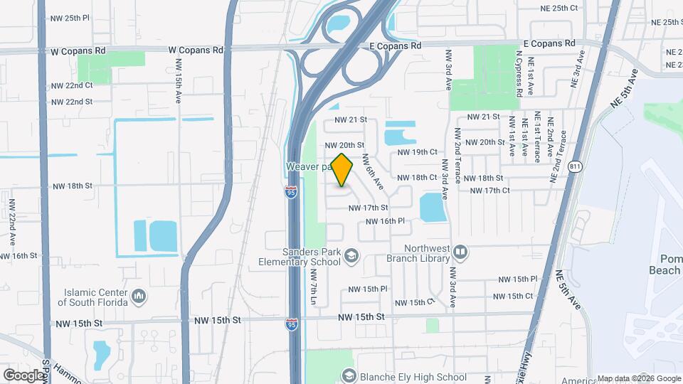 731 NW 17th Ct Map and Location Details