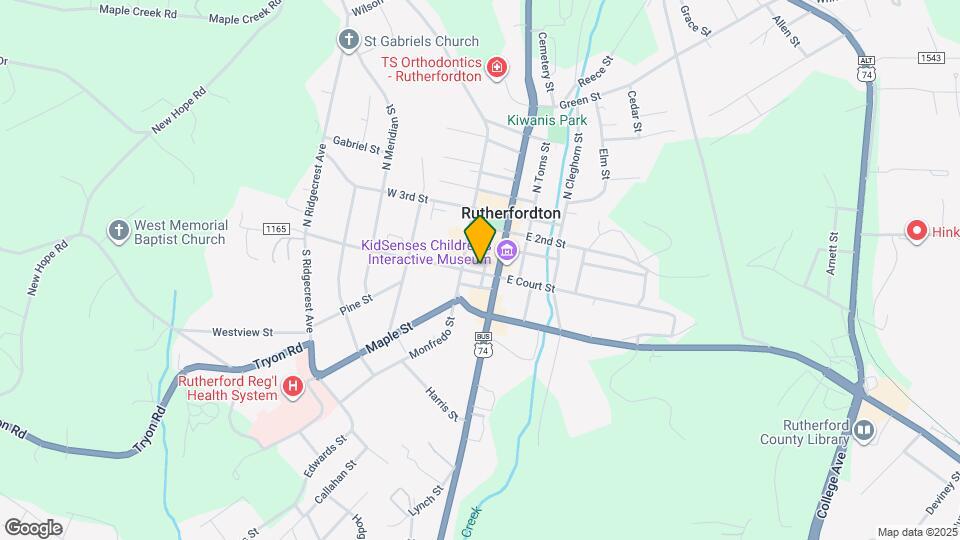 126 W Court St Map and Location Details