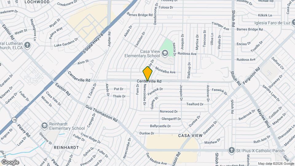 10638 Newcombe Dr Map and Location Details
