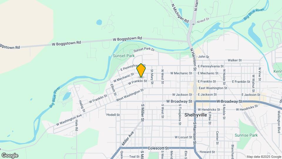 406 W Franklin St Map and Location Details