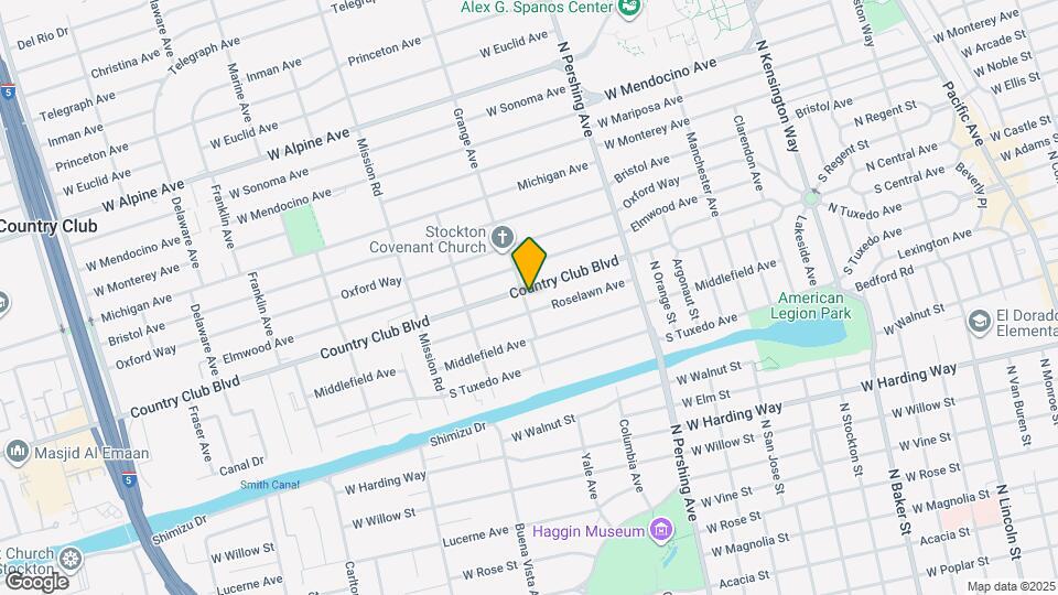 1656 Country Club Blvd Map and Location Details