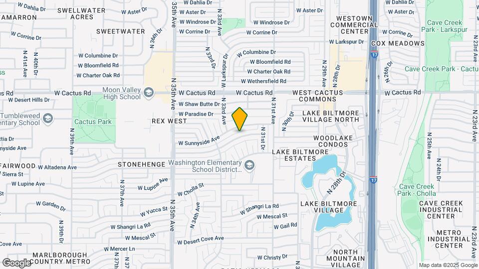 3168 W Altadena Ave Mapa y Detalles de la Ubicación
