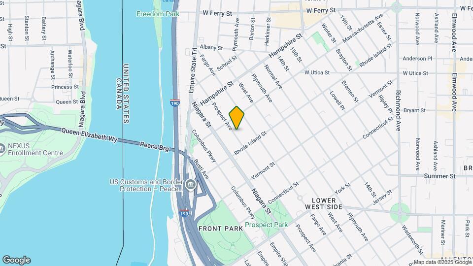 779 Prospect Ave, Unit Upper Map and Location Details