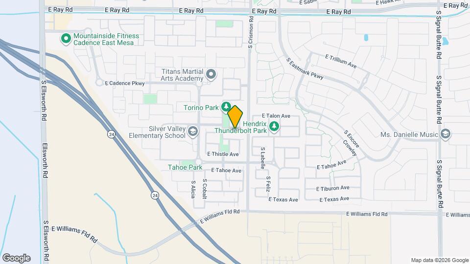 9931 E Tesla Ave Map and Location Details