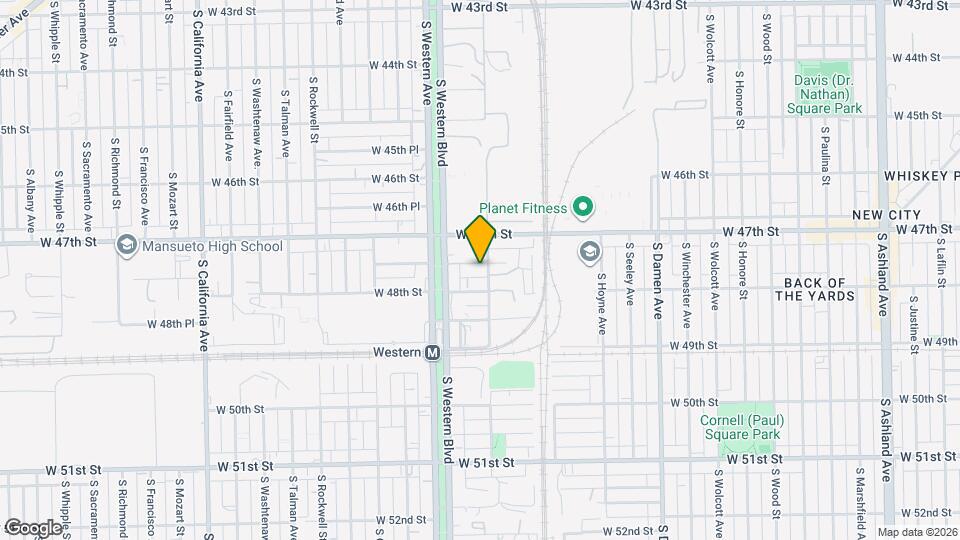 2309 W 47th Pl, Unit 1 Map and Location Details